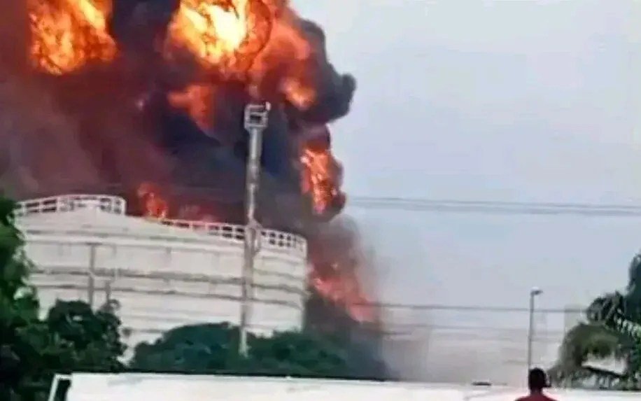 fire lagos fuel terminal