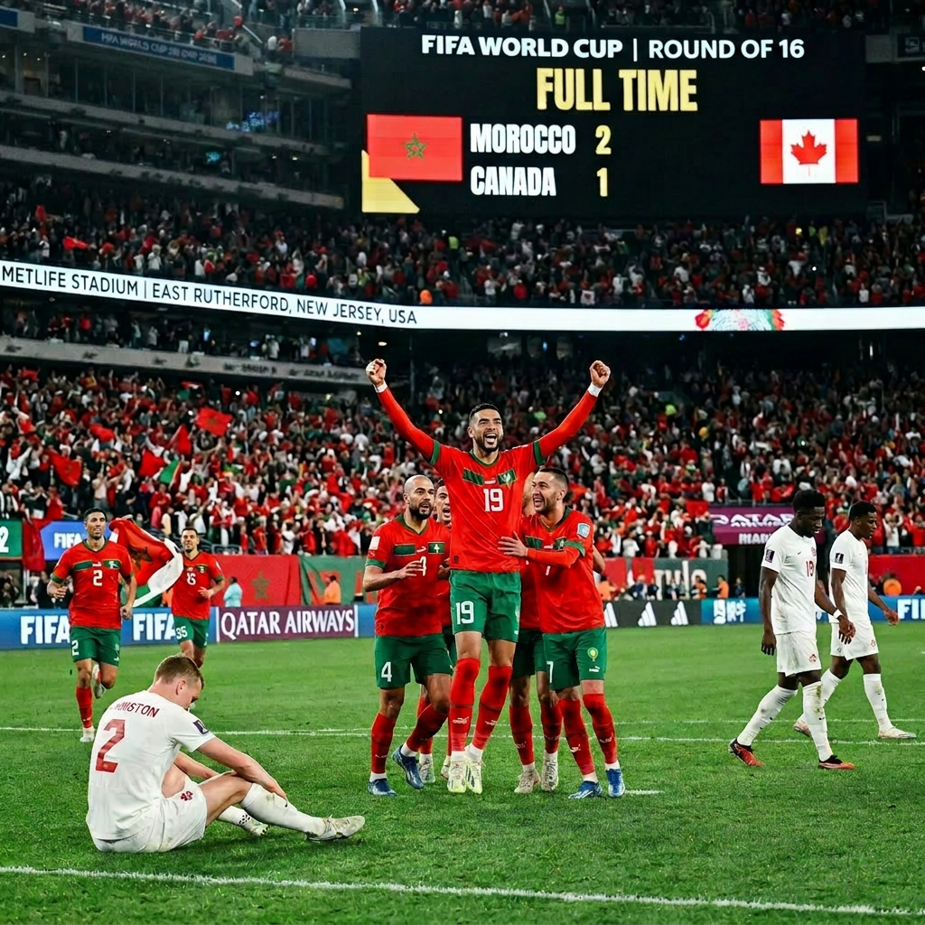 Morocco beat Canada World Cup Round of 16