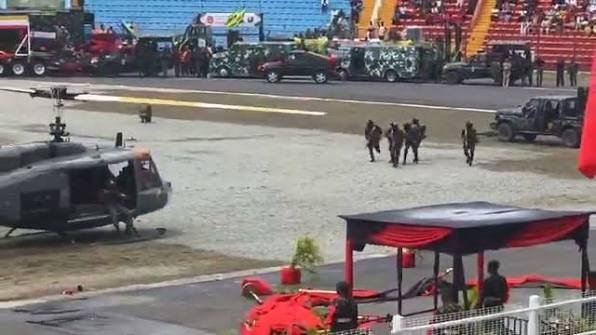 nigerin army helicopter rescue drill