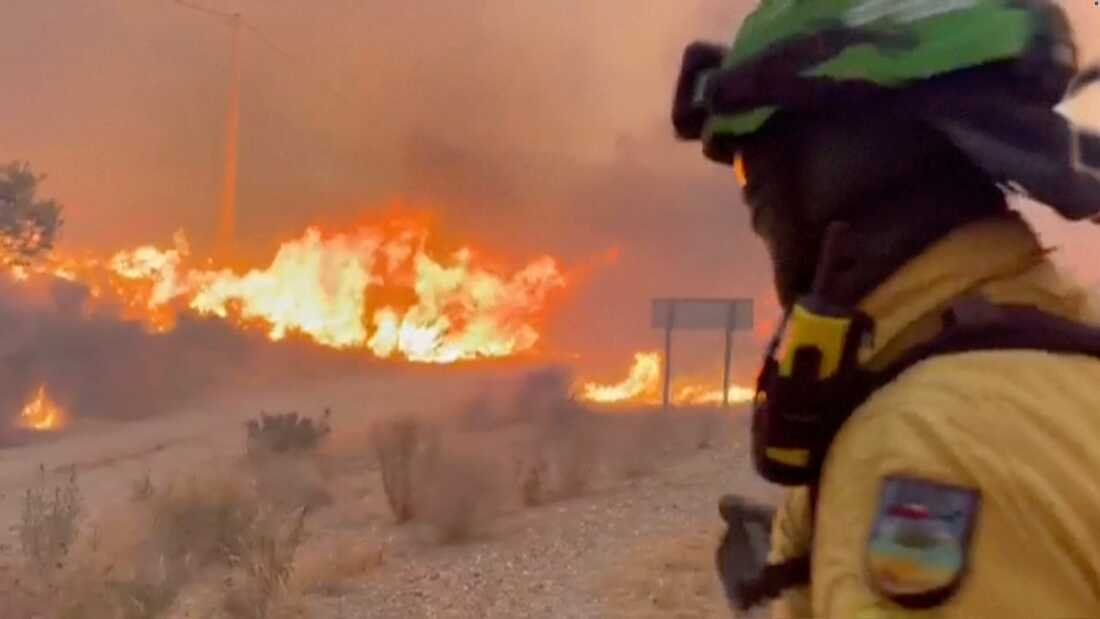 spain wildfires