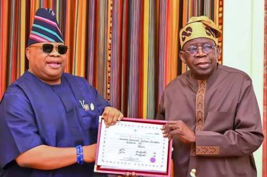 adeleke osun re-election certificate tinubu
