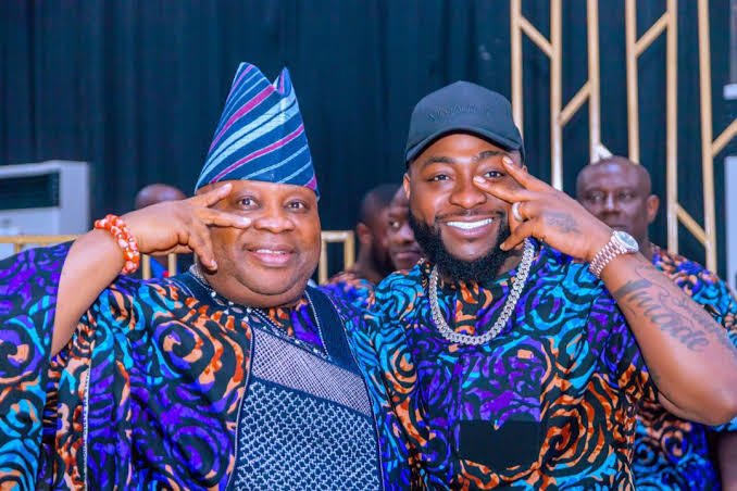 davido and uncle adeleke