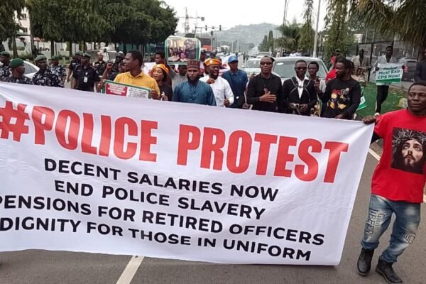 abuja pensioners protest