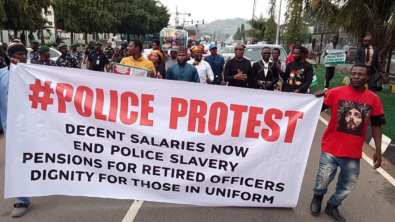 abuja pensioners protest
