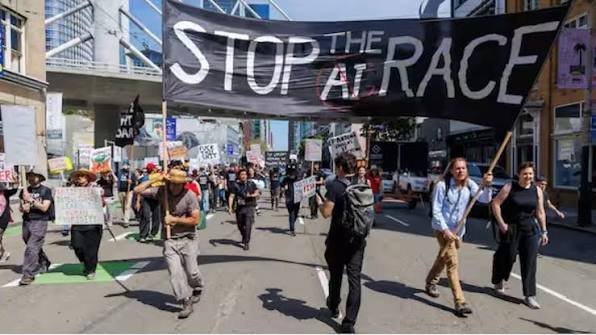 ai safety protests san francisco