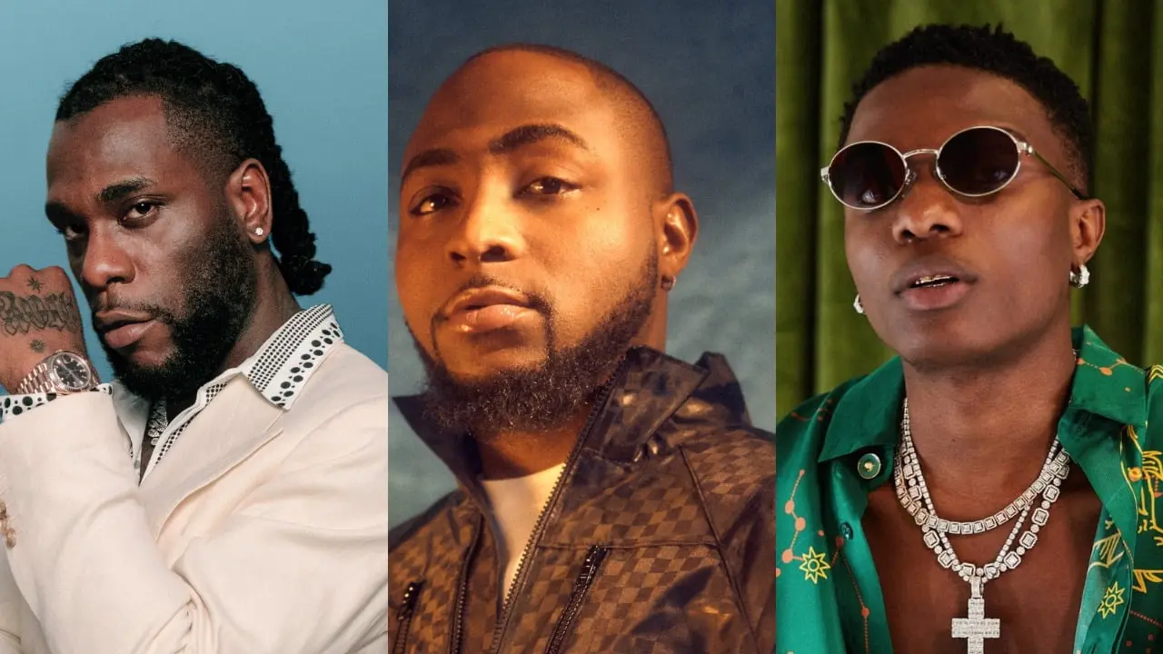 burna boy wizkid davido