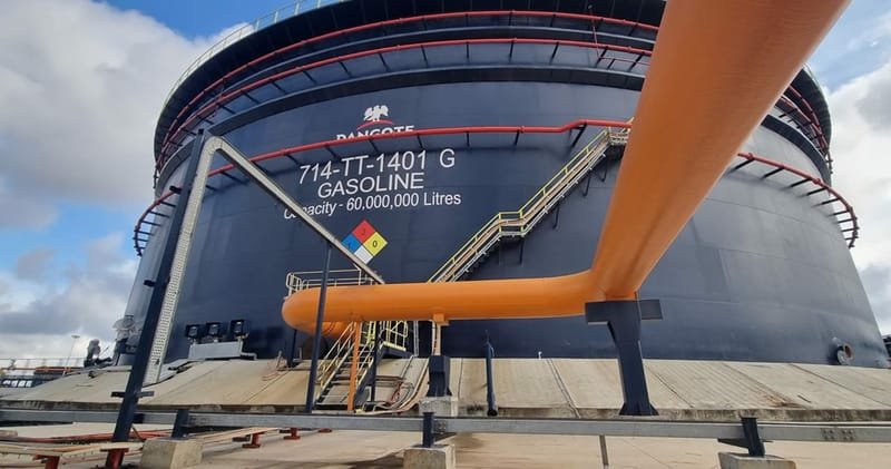 dangote refinery takes up nigeria petrol use