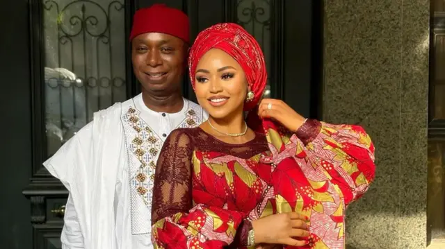 regina daniels visit ned nwoko