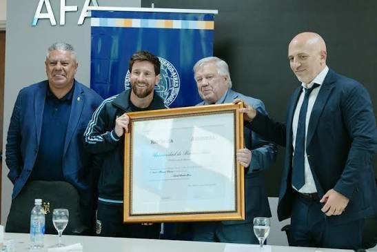 Lionel Messi Receives Honorary Doctorate